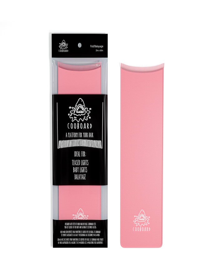 Cooboard Authentic Cooboard Balayage Board with Teeth | Original Highlighting Paddle from The Maker of Cooboard Hair Highlighting Kit | Easy to Clean, Sturdy, Lightweight (Cooboard Pink XXL) - Image 1
